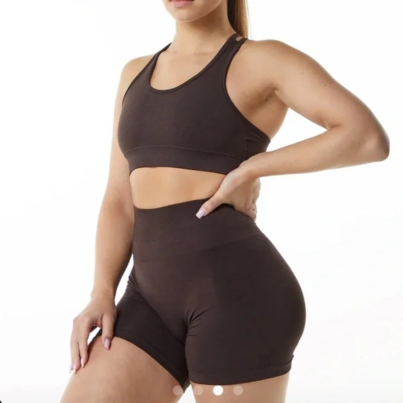 Alphalete revival bra - chocolate - Picture 3 of 4